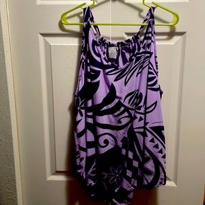 Hawaiian adjustable tank top